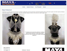 Tablet Screenshot of mayahollywood.com